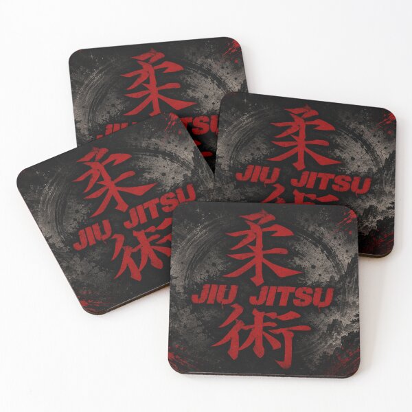 Item preview, Jiu Jitsu Kanji | Traditional Martial Arts Grunge designed and sold by Fei Long Design Hub.
