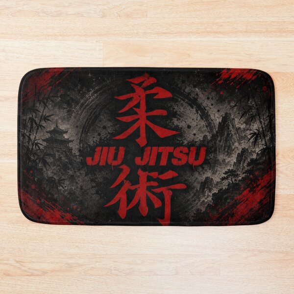 Item preview, Jiu Jitsu Kanji | Traditional Martial Arts Grunge designed and sold by Fei Long Design Hub.