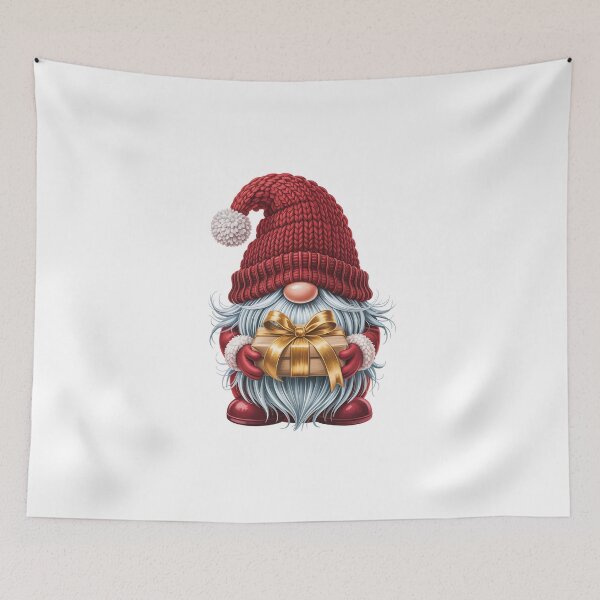 Item preview, Gnome with a Festive Gift designed and sold by jkrphoto.