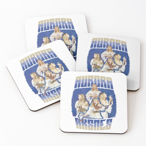 Item preview, Aurora Aksnes "What Happened To The Heart" - Collage Yellow to Blue Letters designed and sold by EugeSLCD.