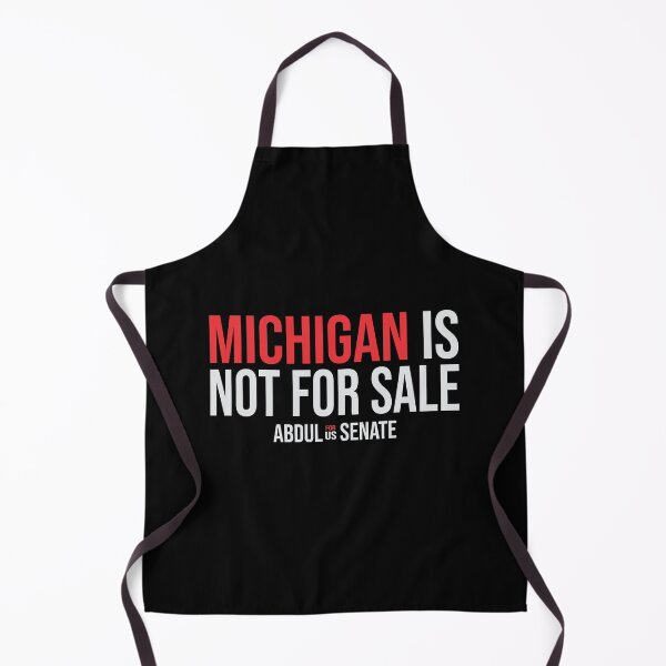 Item preview, Michigan Is Not For Sale Abdul For US Senate Political Typography designed and sold by kuasmasker.