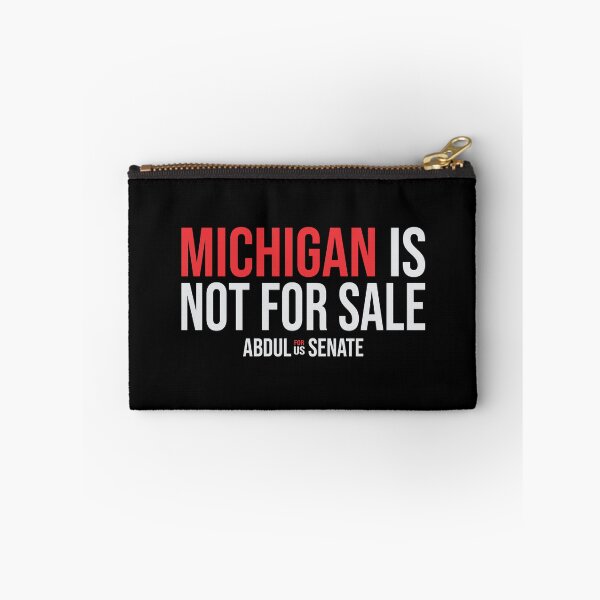 Item preview, Michigan Is Not For Sale Abdul For US Senate Political Typography designed and sold by kuasmasker.
