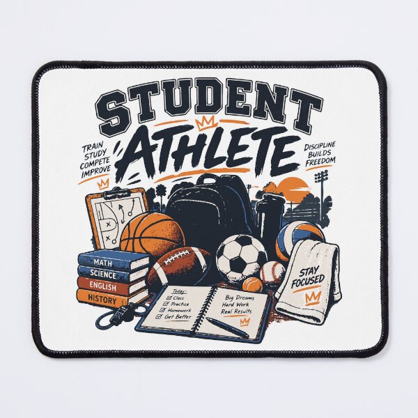 Item preview, Student Athlete | School Sports Study Motivation Design designed and sold by Sunday.Supply.