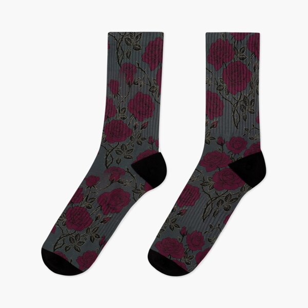 Item preview, Gothic Roses - Luxury Seamless Halloween Pattern designed and sold by inkaylindesign.