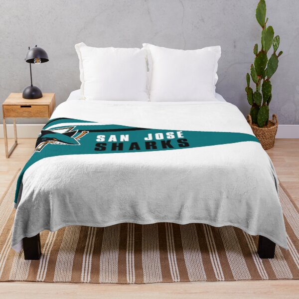 Item preview, San Jose Sharks Hockey Flag designed and sold by FerneMadeThis.