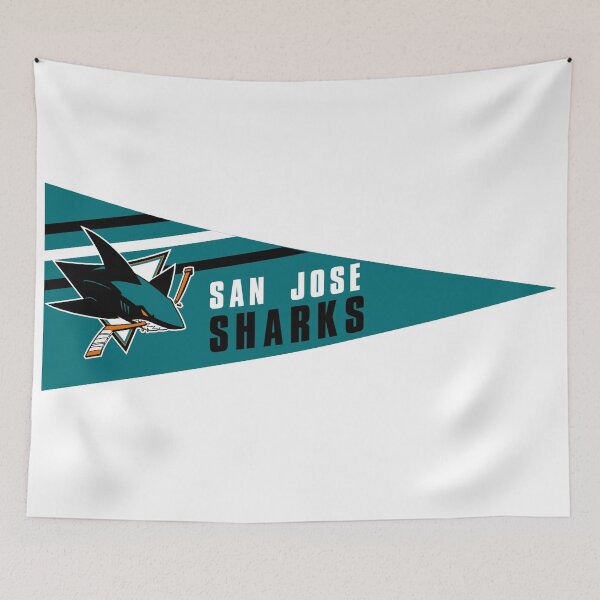 Item preview, San Jose Sharks Hockey Flag designed and sold by Ferne Reacts.