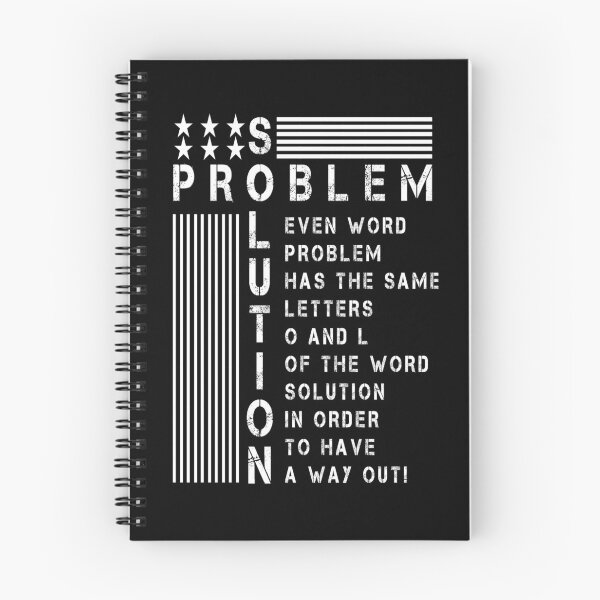 Item preview, Motivational Quote about PROBLEM and SOLUTION. designed and sold by Giulivo Store Graphic.