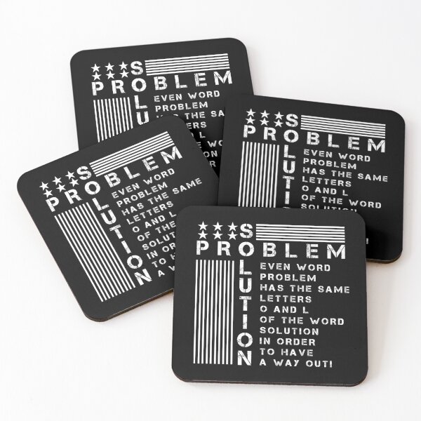 Item preview, Motivational Quote about PROBLEM and SOLUTION. designed and sold by Giulivo Store Graphic.