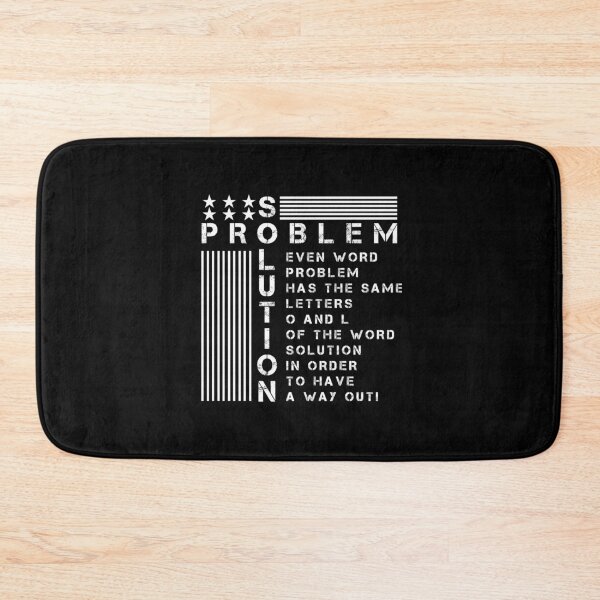 Item preview, Motivational Quote about PROBLEM and SOLUTION. designed and sold by Giulivo Store Graphic.