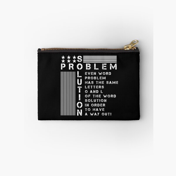 Item preview, Motivational Quote about PROBLEM and SOLUTION. designed and sold by Giulivo Store Graphic.