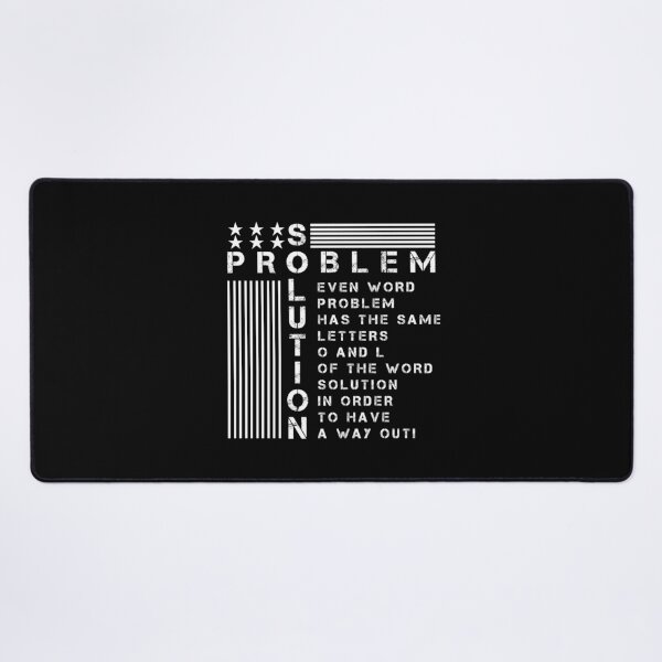 Item preview, Motivational Quote about PROBLEM and SOLUTION. designed and sold by Giulivo Store Graphic.