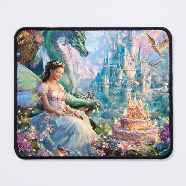 Item preview, Enchanted Fairy Dragon Birthday Kingdom designed and sold by Storybook Botanica.