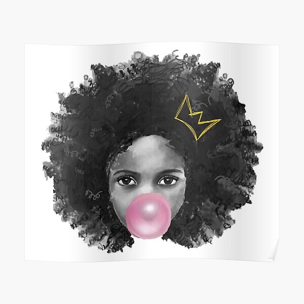 Afro Crown Poster