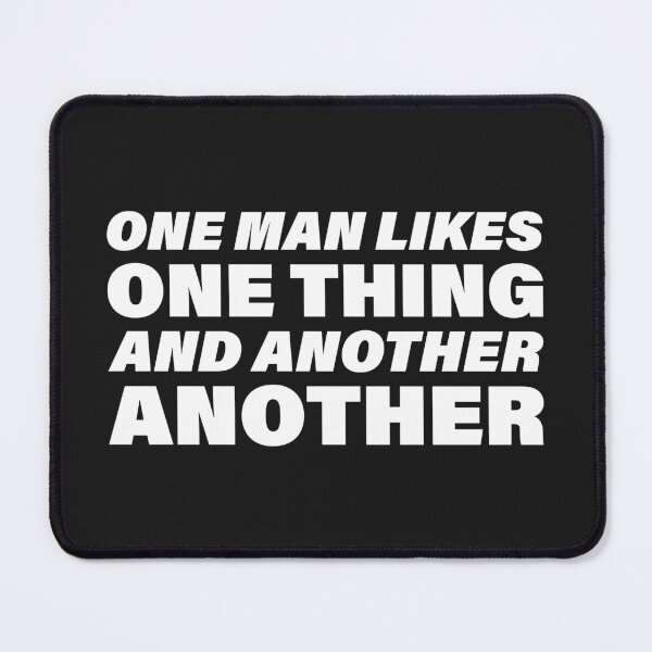 Item preview, One Man Likes One Thing and Another Another — The Odyssey Quote (Black Version) designed and sold by LiteraryRelics.