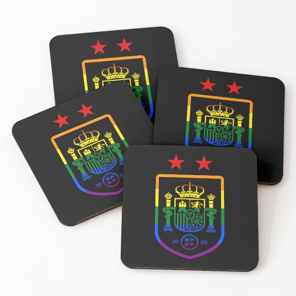 Item preview, Rainbow Spain National Football Team Logo Two Stars | World Cup 2026  designed and sold by ShabanMerch.
