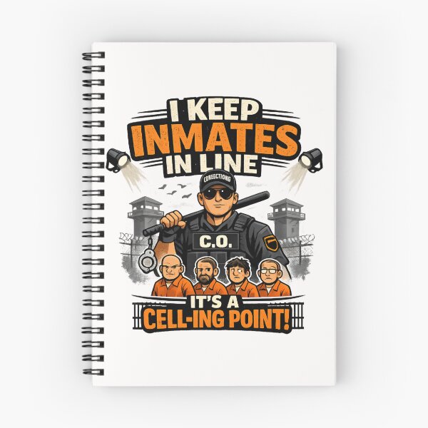 Item preview, I Keep Inmates in Line – Correctional Officer Prison Humor designed and sold by SidTastic .
