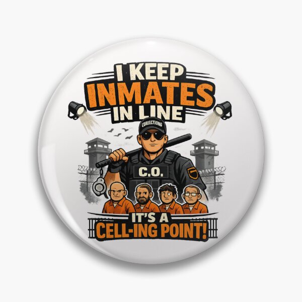 Item preview, I Keep Inmates in Line – Correctional Officer Prison Humor designed and sold by SidTastic .