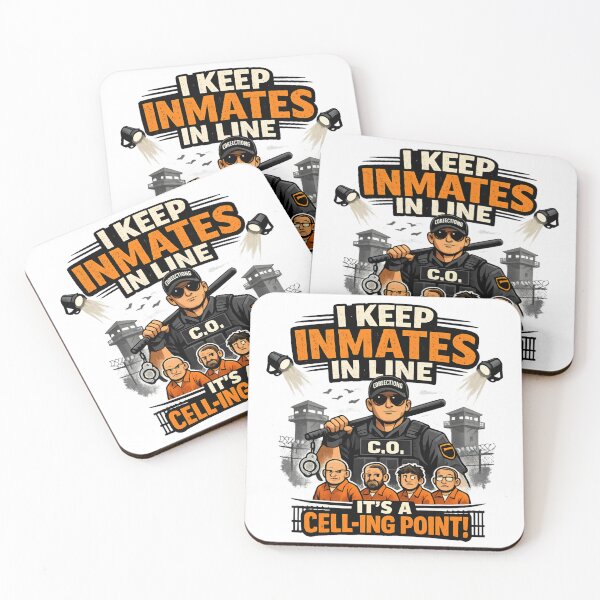 Item preview, I Keep Inmates in Line – Correctional Officer Prison Humor designed and sold by SidTastic .