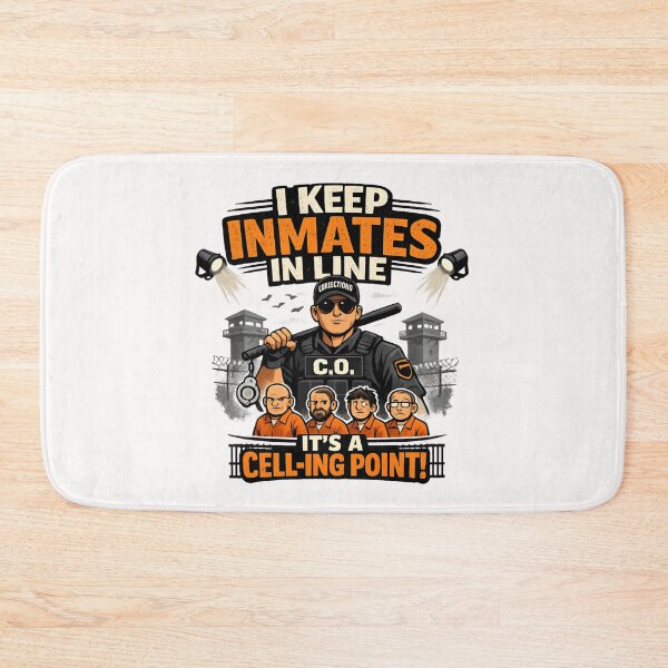 Item preview, I Keep Inmates in Line – Correctional Officer Prison Humor designed and sold by SidTastic .