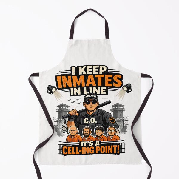 Item preview, I Keep Inmates in Line – Correctional Officer Prison Humor designed and sold by SidTastic .