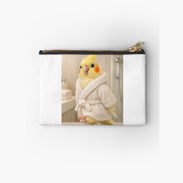 Item preview, Snug Bathrobe Lutino Cockatiel designed and sold by Sillytoe.