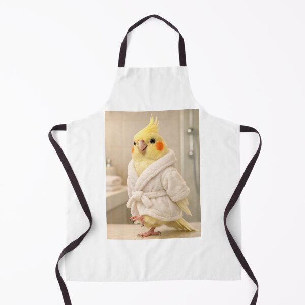 Item preview, Snug Bathrobe Lutino Cockatiel designed and sold by Sillytoe.