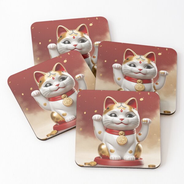 Item preview, Maneki Neko Lucky Cat - Good Fortune Art designed and sold by CrippiCrippi.
