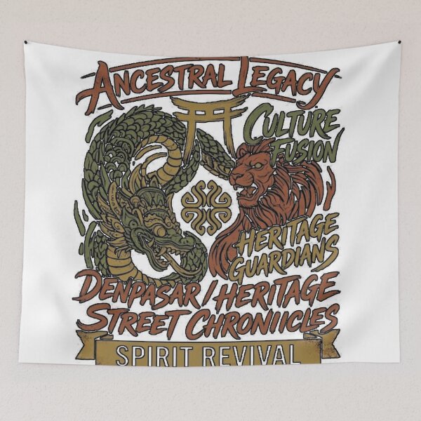 Item preview, Denpasar Heritage Dragon Lion – Ancestral Legacy Spirit Revival designed and sold by cannsuh.
