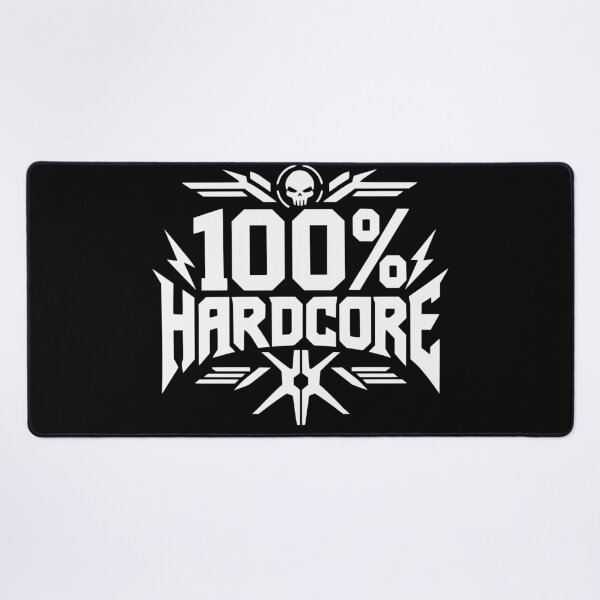 Item preview, 100% HARDCORE hardcore techno rave skull design designed and sold by FeverVoid.