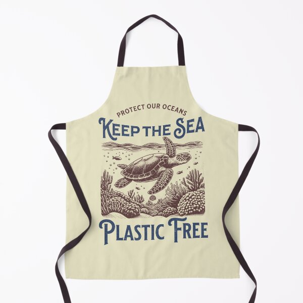 Item preview, Keep the Sea Plastic Free | Ocean Conservation Design designed and sold by FadedFrequency.