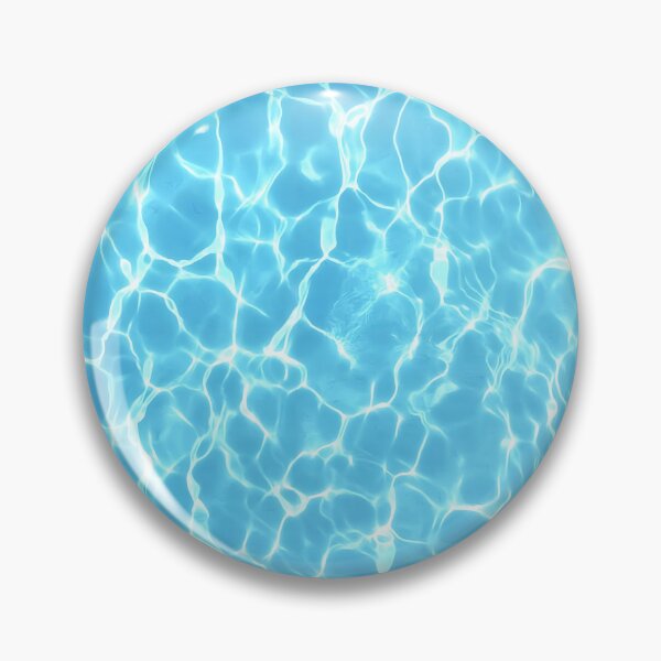 Item preview, Turquoise Pool Water Pattern - Realistic Sunlit Ripple Texture Design designed and sold by Nine Lives Studio.
