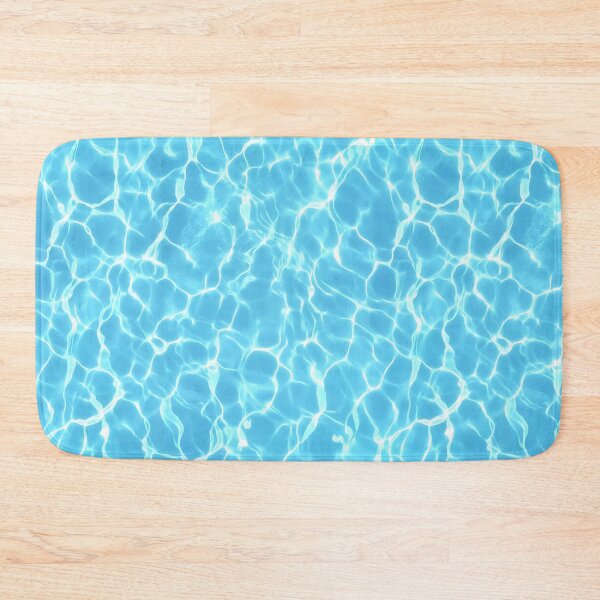 Item preview, Turquoise Pool Water Pattern - Realistic Sunlit Ripple Texture Design designed and sold by Nine Lives Studio.