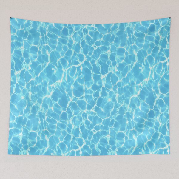 Item preview, Turquoise Pool Water Pattern - Realistic Sunlit Ripple Texture Design designed and sold by Yoruhara.