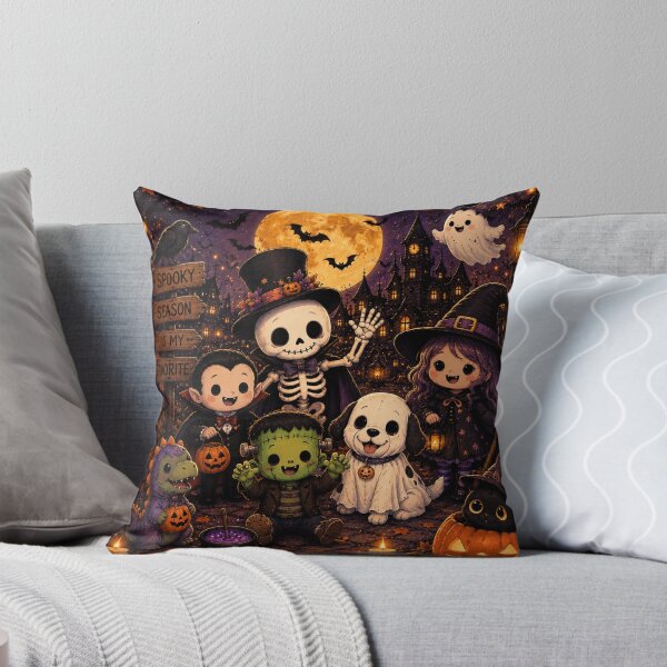 Item preview, Cute Halloween Squad – Spooky Season Chibi Characters designed and sold by TeikunShop.