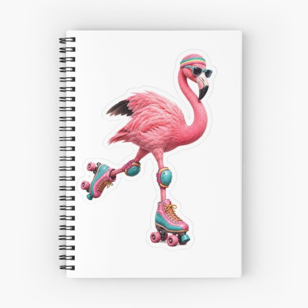 Item preview, Fun Roller Skating Flamingo with Sunglasses designed and sold by Snurly.