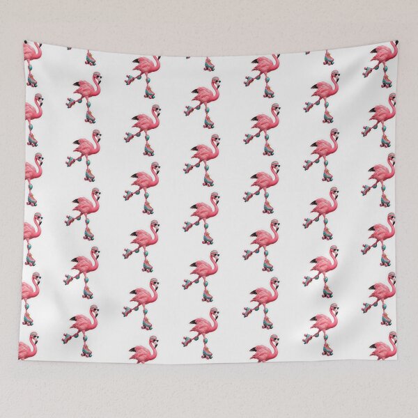 Item preview, Fun Roller Skating Flamingo with Sunglasses designed and sold by Snurly.