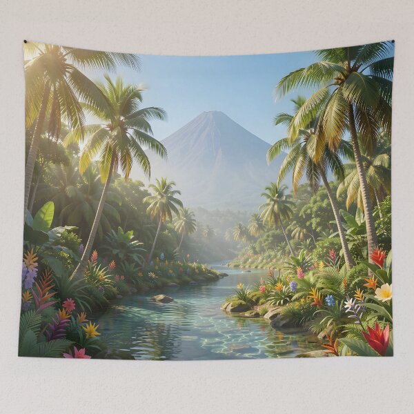 Item preview, Tropical Mountain designed and sold by JeffsUniqueGifts.