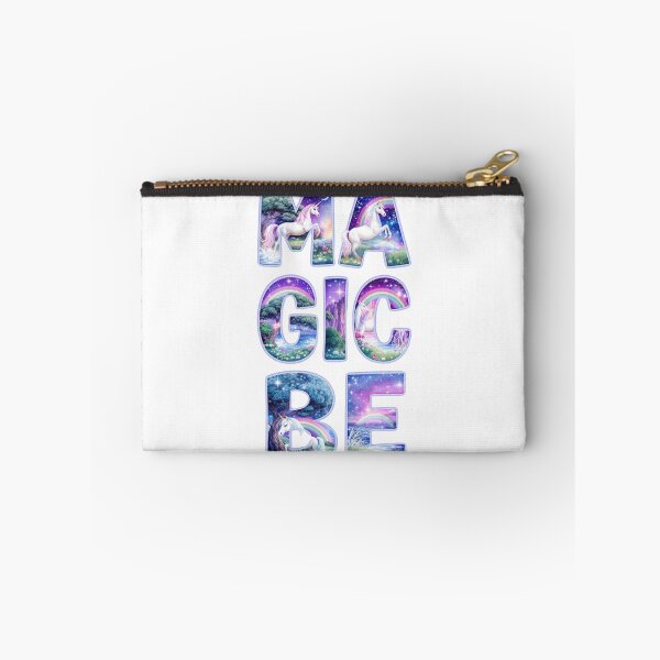 Item preview, Magic Unicorn Rainbow fantasy Starry Forest Typography  designed and sold by LC&LCPlatform.
