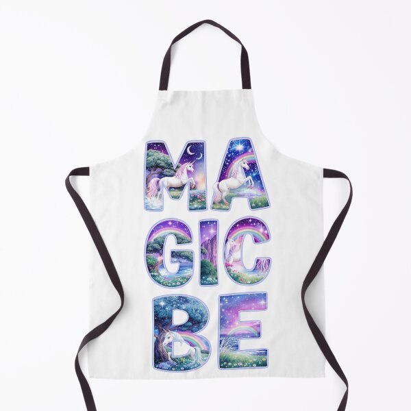 Item preview, Magic Unicorn Rainbow fantasy Starry Forest Typography designed and sold by LC&LCPlatform.