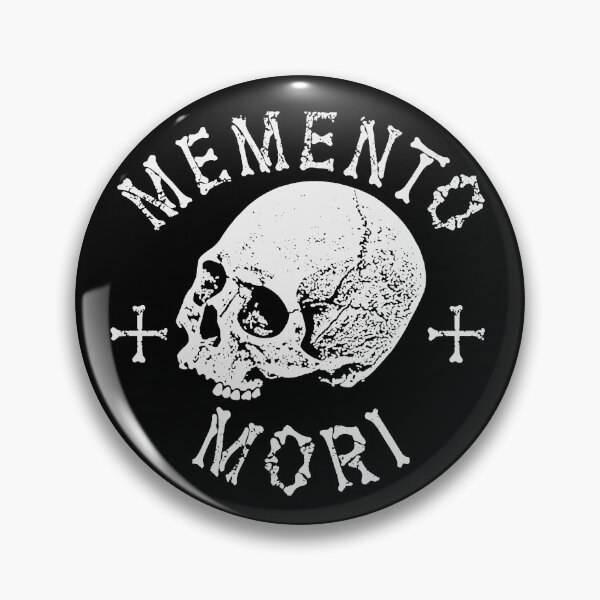 Item preview, Memento Mori Stoicism Skull with bones Philosophy remember death  designed and sold by Reign Of Darkness.