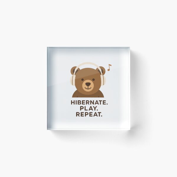 Item preview, Hibernate Play Repeat Music Bear designed and sold by Kolibra.