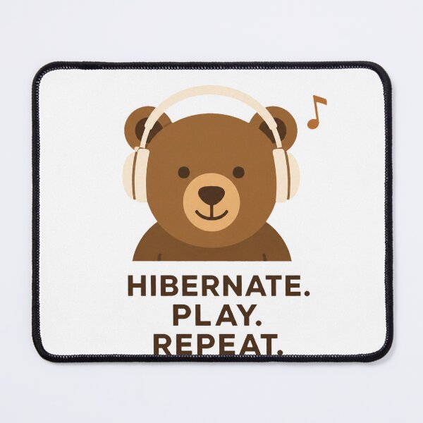 Item preview, Hibernate Play Repeat Music Bear designed and sold by Kolibra.