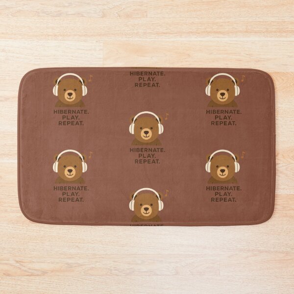 Item preview, Hibernate Play Repeat Music Bear designed and sold by Kolibra.