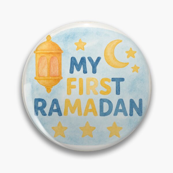 Item preview, My First Ramadan (V.15) – Pastel Islamic Lantern and Crescent Moon Design designed and sold by D-Islamic.