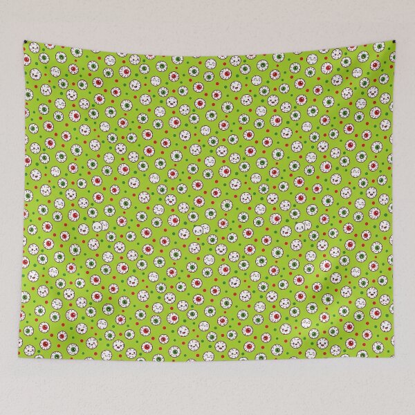 Item preview, Eyeball Toss - Cute Kawaii Seamless Halloween Pattern designed and sold by inkaylindesign.