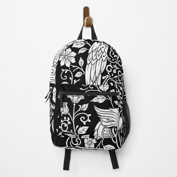 Item preview, Ornate Floral Owl – Intricate Black and White Botanical Design designed and sold by FrostyFrisby.