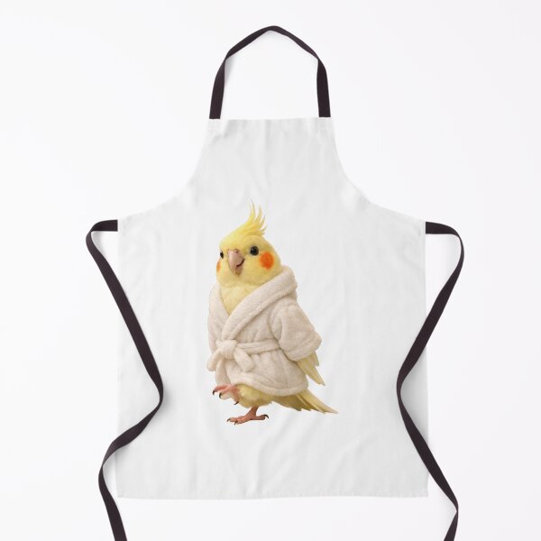 Item preview, Plush Bathrobe Lutino Cockatiel designed and sold by Sillytoe.
