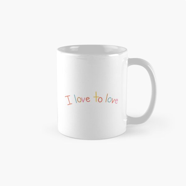 Item preview, I Love to Love – Colorful Love Typography Aesthetic designed and sold by Rush2Buy.