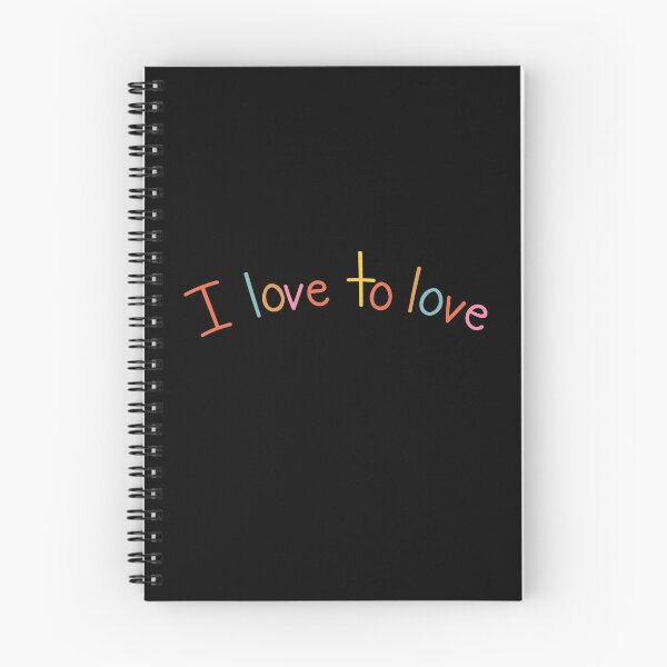 Item preview, I Love to Love – Colorful Love Typography Aesthetic designed and sold by Rush2Buy.