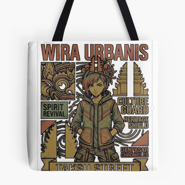 Item preview, Taksu Street Wira Urban – Balinese Culture Guardian designed and sold by cannsuh.